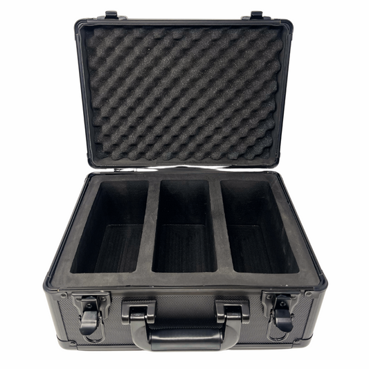 Triple-Row XL Metal Storage Case (Carbon Black)