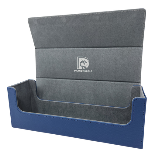 Premium Leather Case for Toploaders & Cards (Aqua Blue)