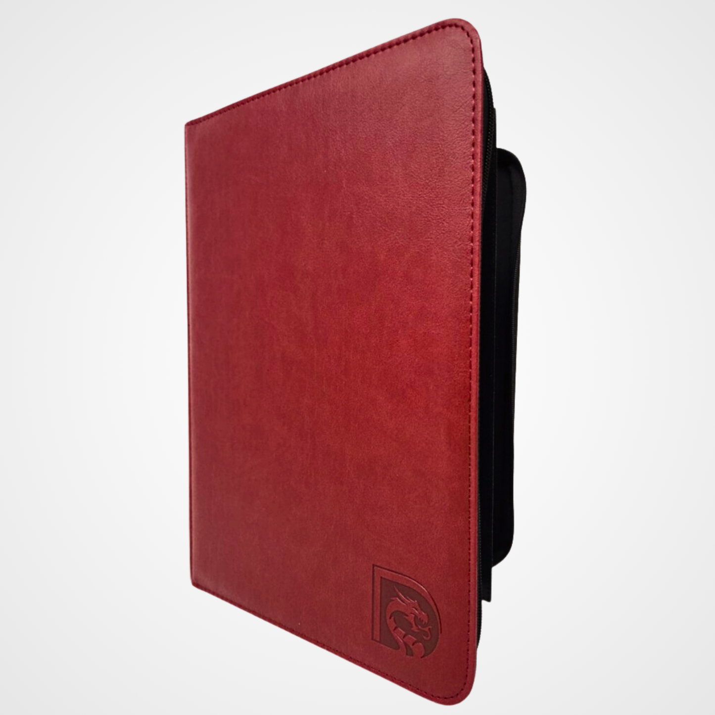 DRAGONSCALE Dragon-Z9 Premium Leather Trading Card Binder Album (Blood Red)