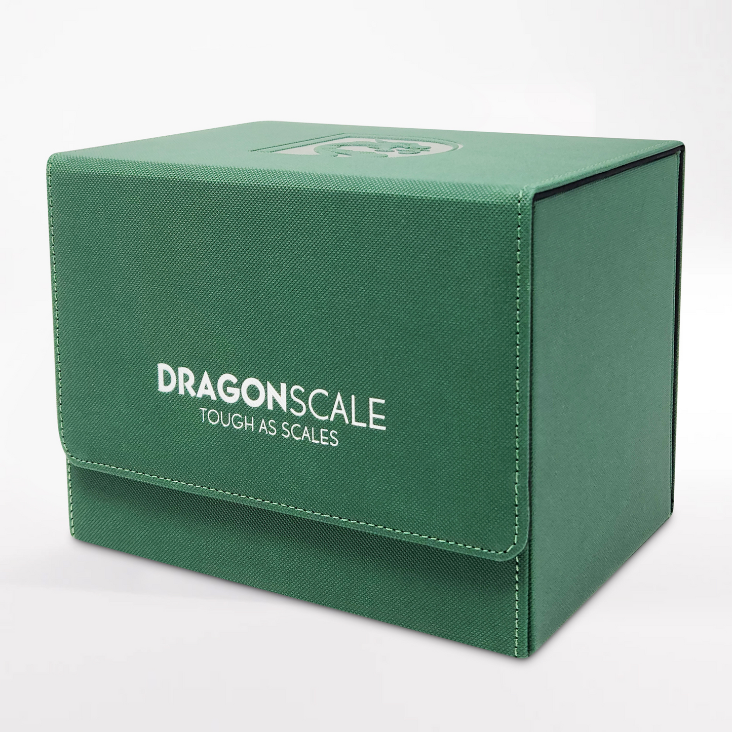 DRAGONSCALE X2R-Deluxe Premium Leather Graded Card Slab Case (Forest Green)