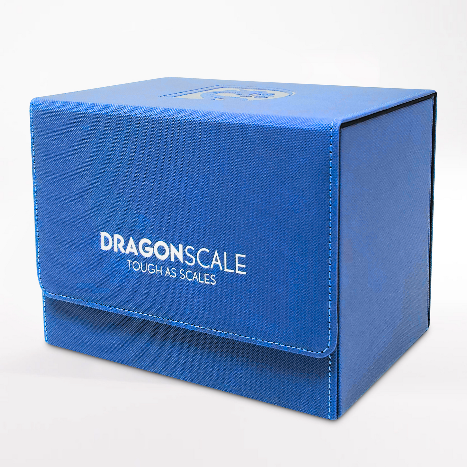 DRAGONSCALE X2R-Deluxe Premium Leather Graded Card Slab Case (Lapis Blue)