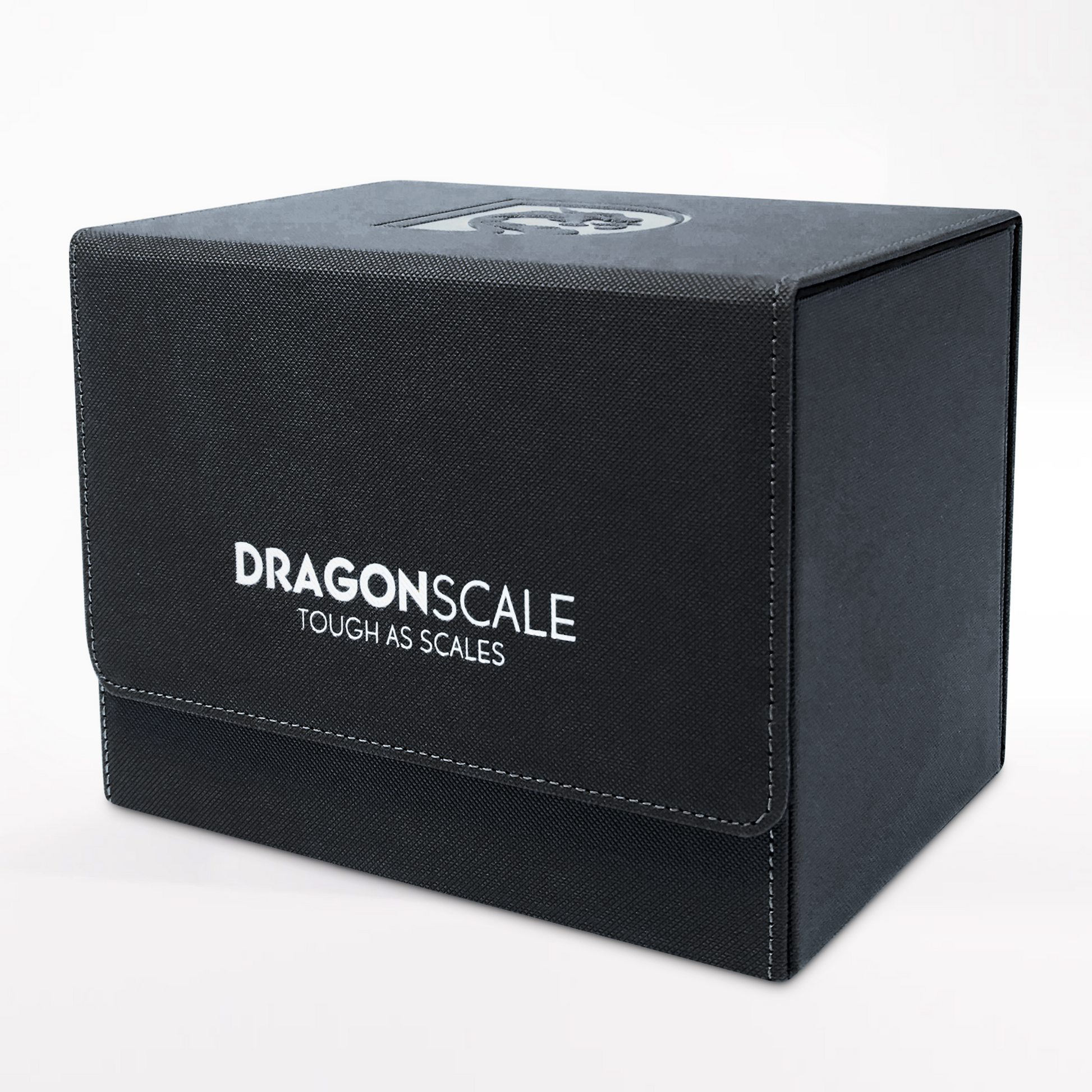 DRAGONSCALE X2R-Deluxe Premium Leather Graded Card Slab Case (Obsidian Black)